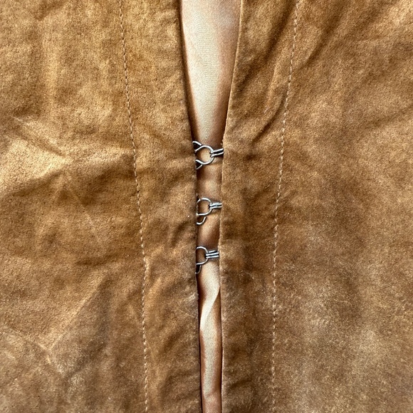 Vintage 90s Brown Suede Shirt Jackey - Picture 5 of 12